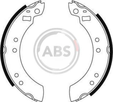 Комплект тормозных колодок A.B.S. 8742