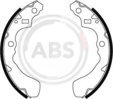 Комплект тормозных колодок A.B.S. 8846