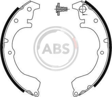 Комплект гальмівних колодок A.B.S. 8875