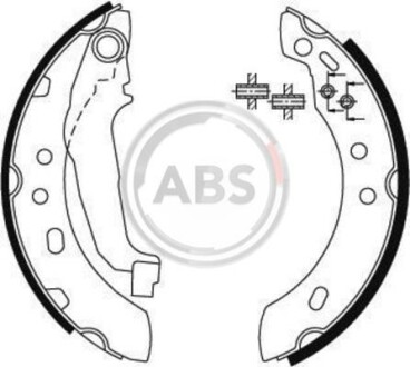 Комплект тормозных колодок A.B.S. 8890