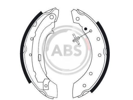 Гальмівні колодки (набір) A.B.S. A.B.S. 8895