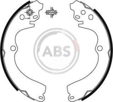 Комплект тормозных колодок A.B.S. 8928