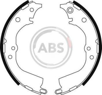 Комплект тормозных колодок A.B.S. 8944