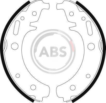 Гальмівні колодки (набір) A.B.S. A.B.S. 8998