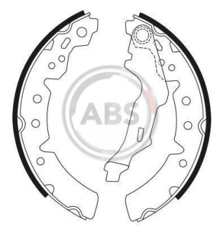 Гальмівні колодки (набір) A.B.S. A.B.S. 9011