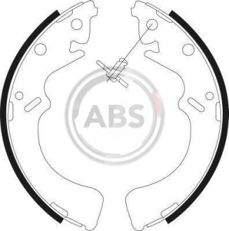 Комплект тормозных колодок A.B.S. 9037