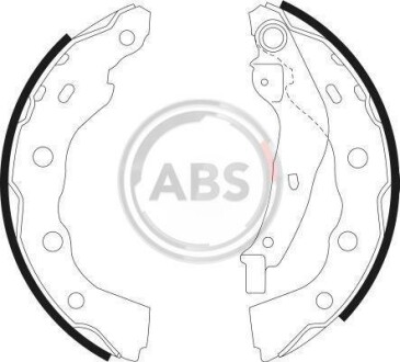 Гальмівні колодки (набір) A.B.S. A.B.S. 9063