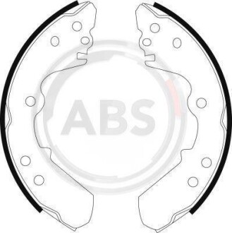 Комплект тормозных колодок A.B.S. 9091