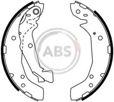 Комплект тормозных колодок A.B.S. 9098