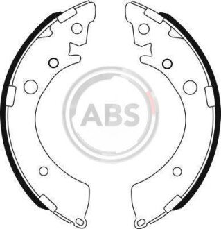 Комплект тормозных колодок A.B.S. 9133