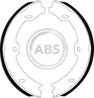 Комплект тормозных колодок, дисковый механизм A.B.S. 9141