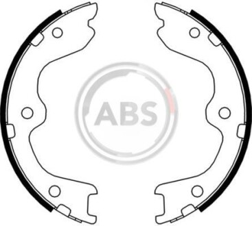 Гальмівні колодки ручного гальма A.B.S. A.B.S. 9231