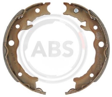 Комплект тормозных колодок, стояночная тормозная система A.B.S. 9367