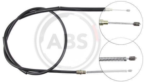 Трос, стояночная тормозная система A.B.S. K10037