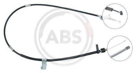 Трос, стояночная тормозная система A.B.S. K10348