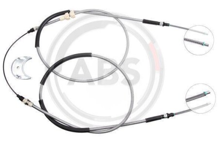 Трос, стояночная тормозная система A.B.S. K10655