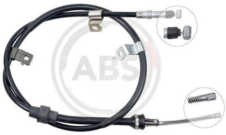 Трос, стояночная тормозная система A.B.S. K10758