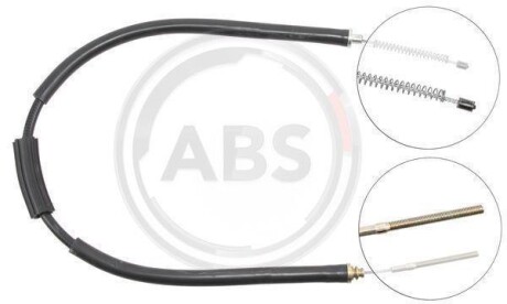 Трос, стояночная тормозная система A.B.S. K11678