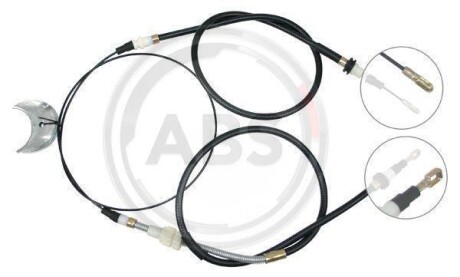 Трос, стояночная тормозная система A.B.S. K12005