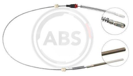 Трос, стояночная тормозная система A.B.S. K12017