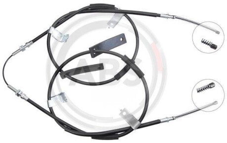 Трос стояночного гальма A.B.S. K12234
