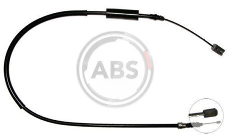 Трос ручного гальма A.B.S. A.B.S. K12418