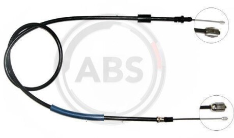 Трос стояночного гальма A.B.S. K13408
