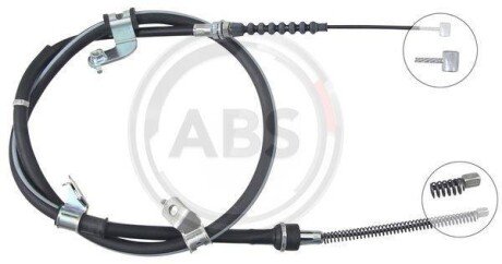 Трос ручного гальма A.B.S. A.B.S. K14967