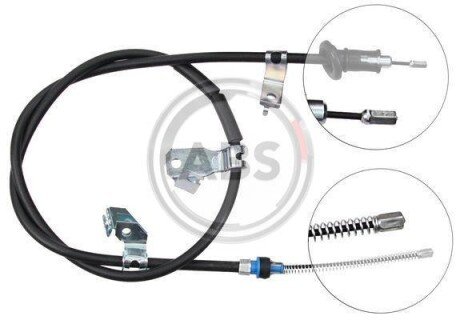Трос, стояночная тормозная система A.B.S. K17287