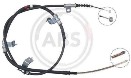 Трос, стояночная тормозная система A.B.S. K17499