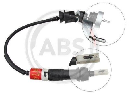 Трос, управление сцеплением A.B.S. K27760