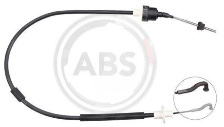 Трос, управление сцеплением A.B.S. K28035