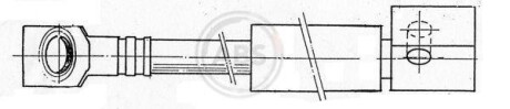 Тормозной шланг A.B.S. SL3390