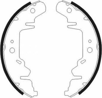 Комплект тормозных колодок ABE C00318ABE