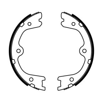 Гальмівні колодки, барабанні ABE C01064ABE