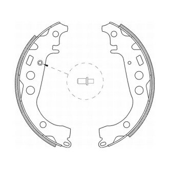 Комплект тормозных колодок ABE C02059ABE