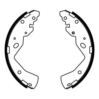 Комплект тормозных колодок ABE C03038ABE