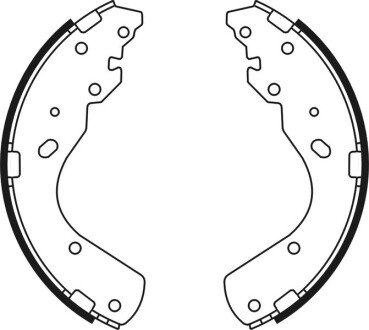 Комплект тормозных колодок ABE C03044ABE