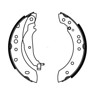 Комплект тормозных колодок ABE C05063ABE