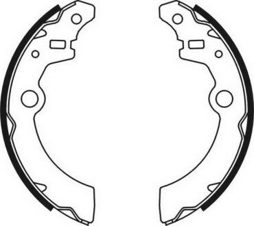 Гальмівні колодки, барабанні ABE C08021ABE
