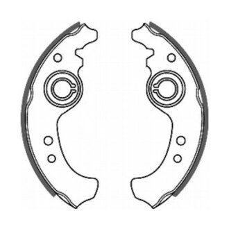 Гальмівні колодки, барабанні ABE C0F001ABE
