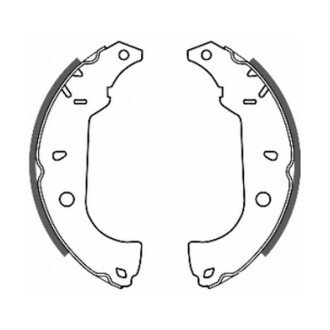 Гальмівні колодки, барабанні ABE C0F004ABE