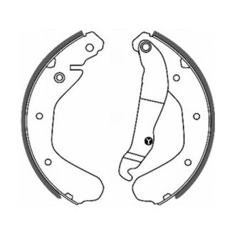 Комплект тормозных колодок ABE C0X005ABE