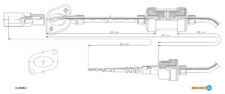 Трос зчеплення ADRIAUTO 1101081