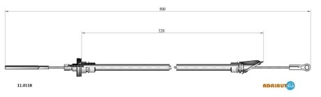 Трос зчеплення ADRIAUTO 110118