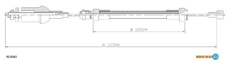 Трос зчеплення ADRIAUTO 410161