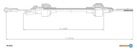 Трос зчеплення ADRIAUTO 450116