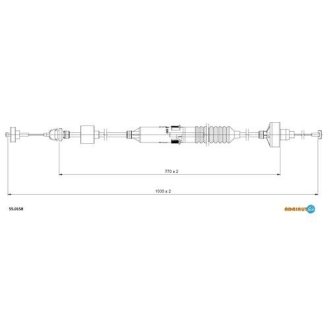 Трос сцепления ADRIAUTO 550158