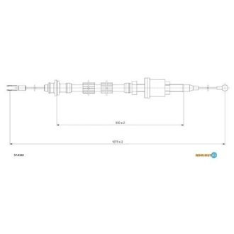 Трос сцепления ADRIAUTO 570102