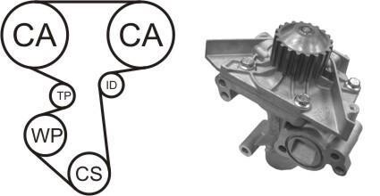 Насос води + комплект зубчатого ремня AIRTEX WPK185701